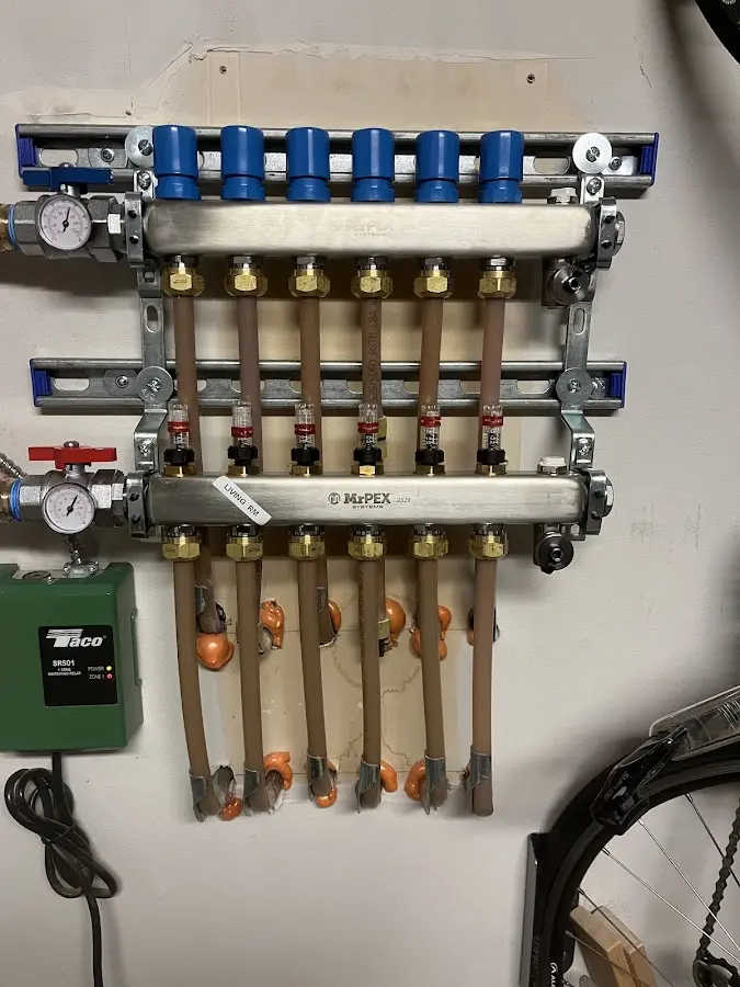 Plumber performing Leak Detection at a residential property in Belle Plaine